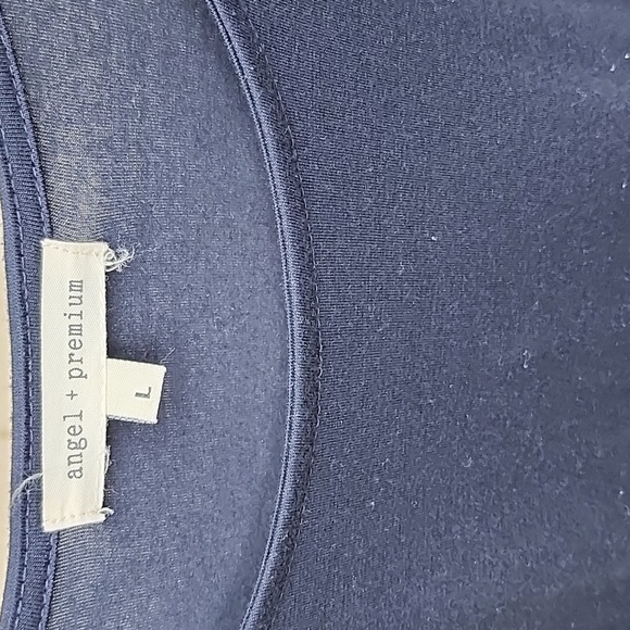 Angel + Premium Bell Sleeve Aztek Embroidery Long Slv Sz. L Blouse Tunic - Picture 4 of 9